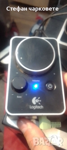 Logitech -активен субуфер със две тонколони комплект и дистанционно , снимка 2 - Тонколони - 54198084