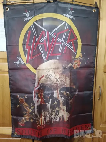 SLAYER-South Of Heaven Flag, снимка 1 - Китари - 48452873