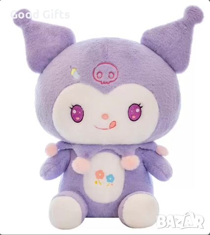 Голяма плюшена играчка Hello Kitty Kuromi, 60см, снимка 3 - Плюшени играчки - 45467752