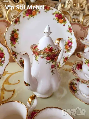 Английски чашки Royal Albert Old County Rose , снимка 9 - Антикварни и старинни предмети - 46897275