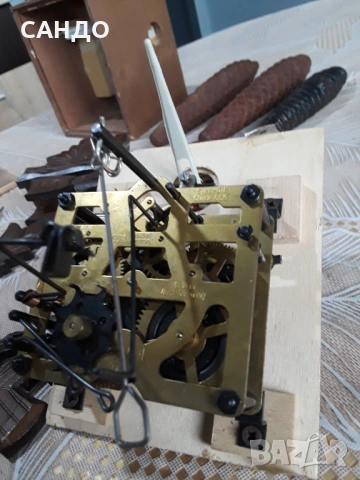 Античен немски часовник Кукувица - Шварцвалд , снимка 5 - Стенни часовници - 53090682