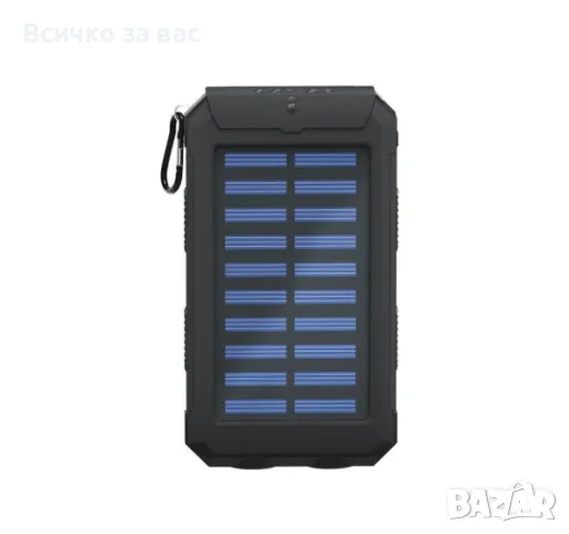 Goobay Outdoor power bank, със соларни клетки и фенерче, 8000 mAh, снимка 6 - Външни батерии - 49442228