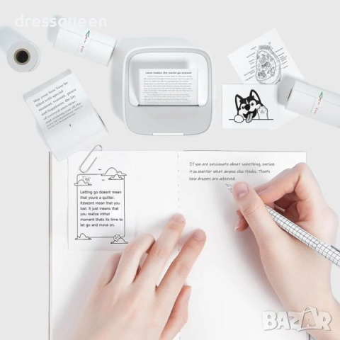 4696 Универсални Термо Ролки 57мм за Мини Фотопринтер – Сет от 3 Броя, Безвреден Печат, снимка 4 - Други - 53747689