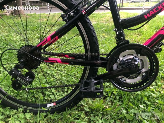  Велосипед Drag Hacker 24"- Shimano RevoShift 6 speed, дамски, снимка 2 - Велосипеди - 45542327