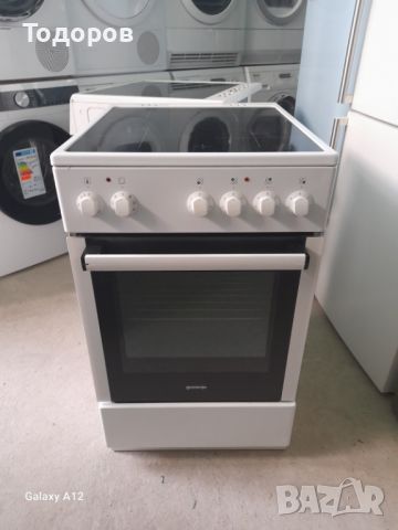 Готварска печка с керамичен плот Gorenje EC 55101 AW, 50 см широчина, снимка 1 - Печки, фурни - 46072140