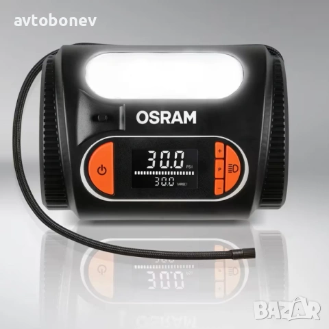 Компресор за гуми с дигитален дисплей OSRAM TYREINFLATE 2120 - 12V, снимка 7 - Аксесоари и консумативи - 53583295