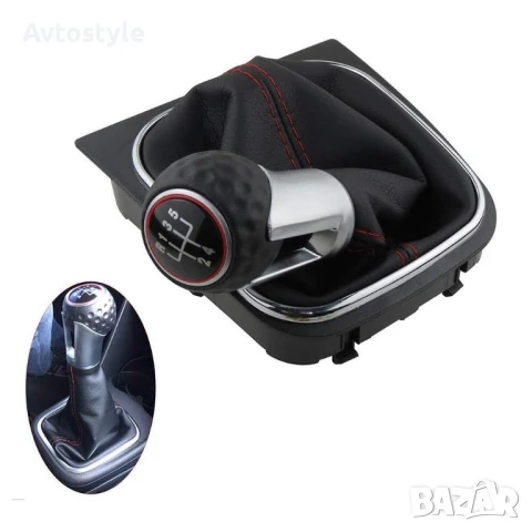 Топка за скоростен лост с маншон, VW Golf 5/6, 5 скорости, снимка 1