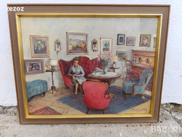 Картина масло платно