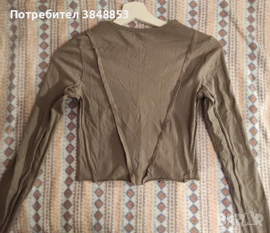 Crop tops с дълги ръкави, снимка 5 - Блузи с дълъг ръкав и пуловери - 46861242