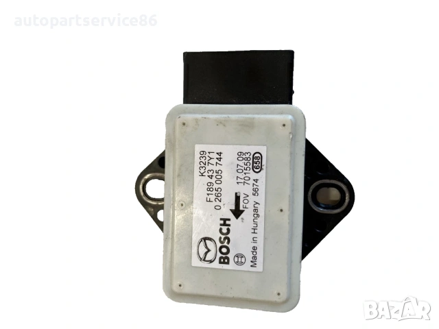 Сензор за скорост на отклонение за Mazda CX-7 2.2 MZR CD 173HP (2011) 0265005744