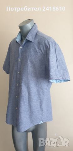 Hugo Boss Luka_2 Pique Cotton/Len Regular Fit Mens Size L НОВО! ОРИГИНАЛНА Риза!, снимка 9 - Ризи - 46780091