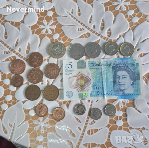 Лот Английски монети 