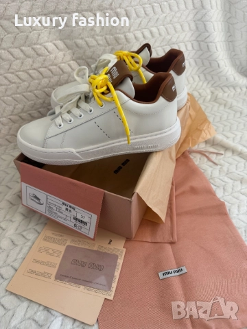 Дамски маратонки Miu Miu, снимка 5 - Маратонки - 52876000