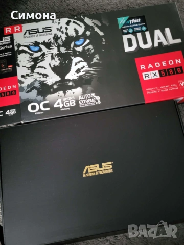 ASUS Radeon RX 580 4GB Dual OC, снимка 4 - Видеокарти - 53861876