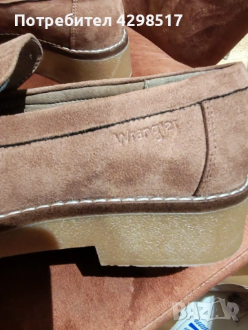 Лоуфъри wrangler   велур 39р, снимка 3 - Дамски ежедневни обувки - 53412070