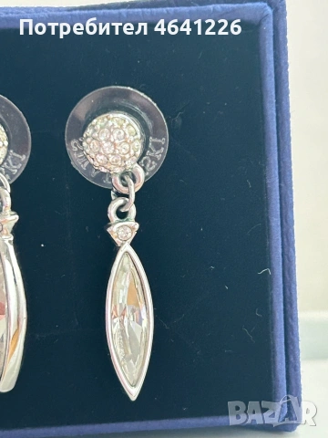 Комплект гривна и обеци Сваровски Swarovski, снимка 4 - Гривни - 53691073