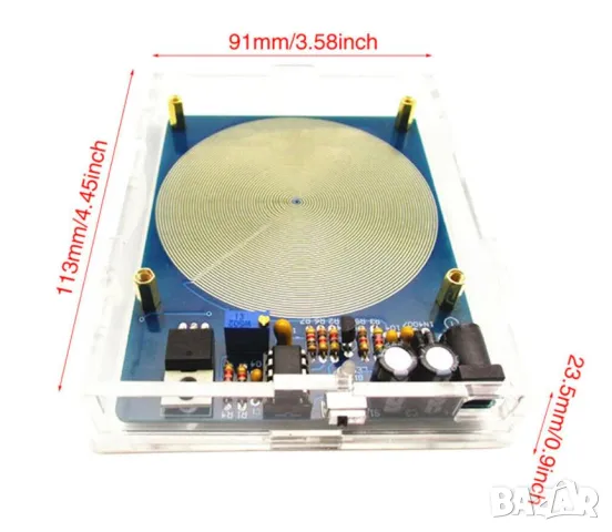 7.83Hz Schumann Ултранискочестотен Синусоидален Резонансен Генератор на Импулси Резонатор на Шуманов, снимка 7 - Други - 48994953