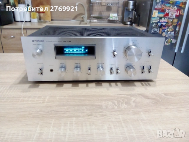 Усилвател Pioneer SA 708, снимка 2 - Ресийвъри, усилватели, смесителни пултове - 53871599