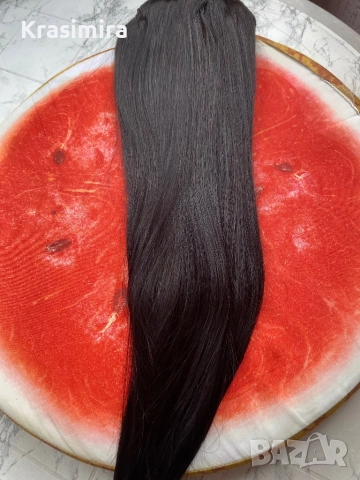 Естествена коса на треса , снимка 2 - Аксесоари за коса - 52714435