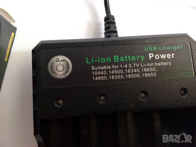 Универсално USB зарядно устройство за батерии 18650 Универсално интелигентно зарядно устройство с 4, снимка 3 - Друга електроника - 46452901