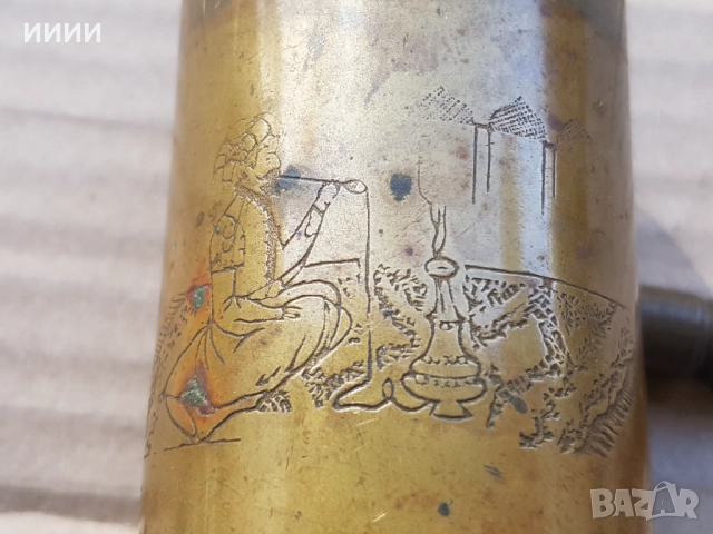 Османска бронзова мелничка сцена , снимка 2 - Антикварни и старинни предмети - 52585529