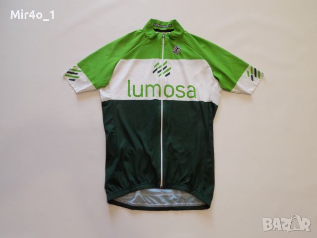 вело джърси bio racer тениска екип мъжко оригинално шосе колоездене L, снимка 1 - Спортни дрехи, екипи - 45136485