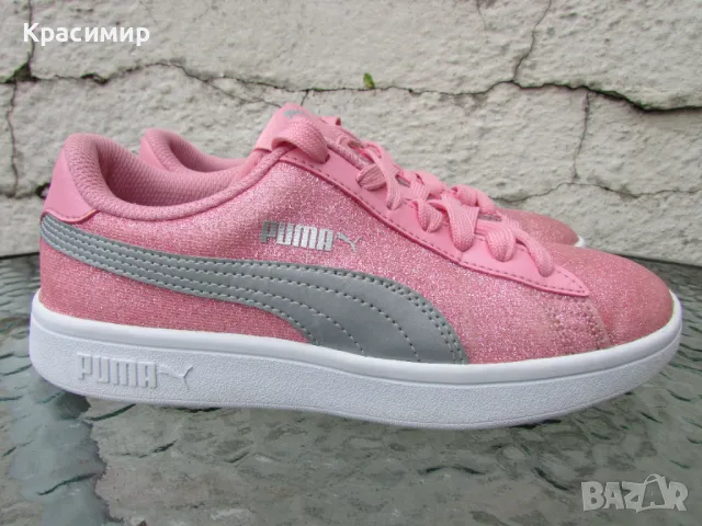 Детски кецове Puma Smash v2 Glitz Glam, снимка 1 - Детски маратонки - 46888364