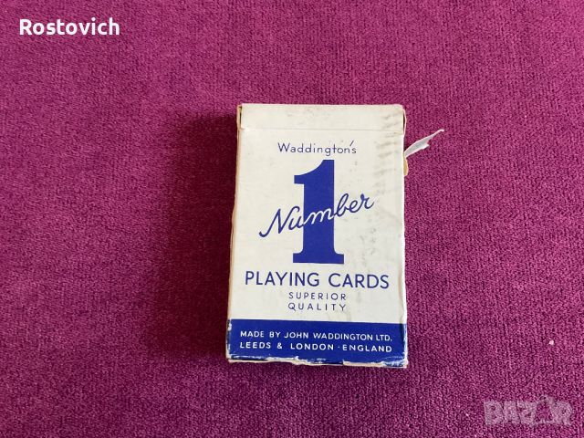 Карти за игра “Waddington’s” 1962 г. Англия., снимка 2 - Колекции - 46226655