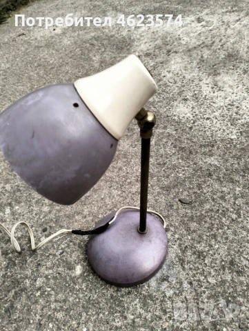 Стара настолна лампа, снимка 2 - Антикварни и старинни предмети - 53858778