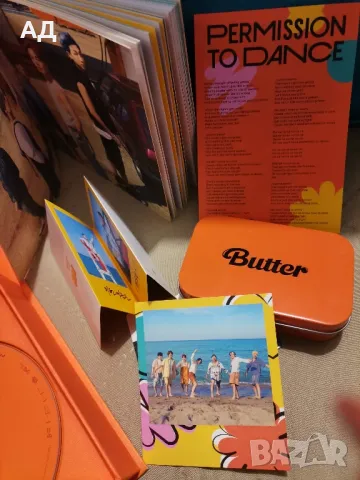 Албум на BTS  "Butter" с картичка на Jungcook, снимка 2 - CD дискове - 47824135