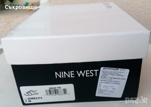 Елегантни дамски обувки с висок ток Nine West високи токчета, снимка 2 - Дамски обувки на ток - 52860505