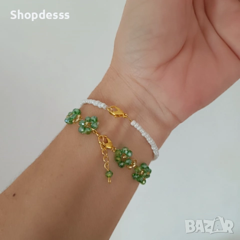 Ръчно изработен комплект , снимка 4 - Колиета, медальони, синджири - 54167944