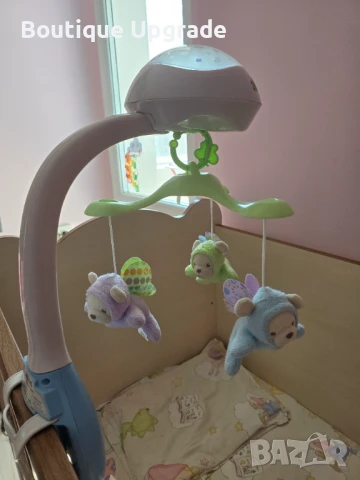 Музикална въртележка за кошара Fisherprice , снимка 2 - Музикални играчки - 50793778