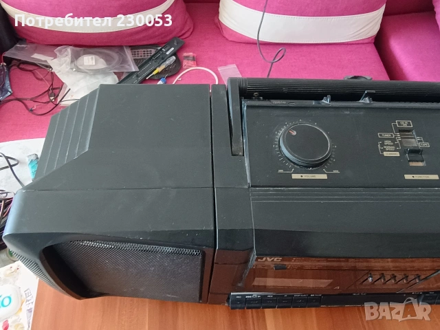 jvc pc- w100 (радиокасетофон , снимка 2 - Радиокасетофони, транзистори - 53743139