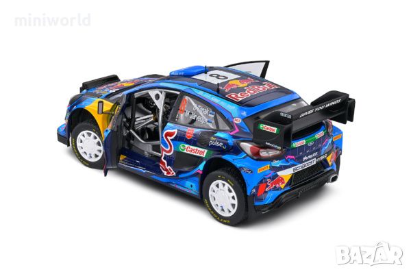 Ford Puma WRC Rally1 Hybrid n8 Rallye Schweden 2023 Otto Tänak - мащаб 1:18 на Solido нов в кутия, снимка 7 - Колекции - 46322274