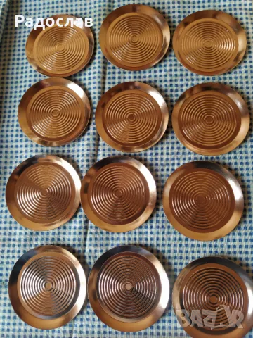 стари руски чинийки за чаши, снимка 4 - Чинии - 49701828