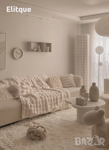 Луксозно меко одеяло- Двулицево - 220x240 см - 3.5кг на бройка, снимка 5 - Олекотени завивки и одеяла - 53189580