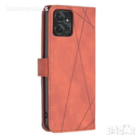 Motorola Moto G Power (2024) Rhombus Texture Magnetic Wallet Кожен Калъф и Протектор, снимка 7 - Калъфи, кейсове - 49989255