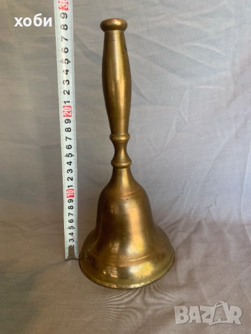 месингов ръчен звънец камбанка , снимка 2 - Антикварни и старинни предмети - 51476031