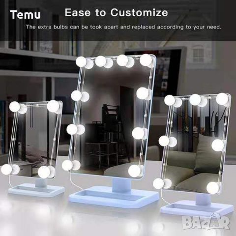 Крушки LED за огледало, USB захранване, снимка 8 - Лед осветление - 45686379