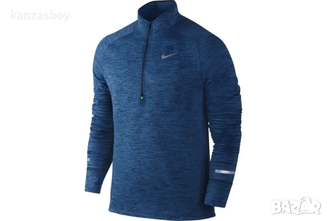 Nike Maillot Element Sphere 1/2 Zip - мъжка термо блуза КАТО НОВА ХЛ, снимка 2 - Блузи - 52828785