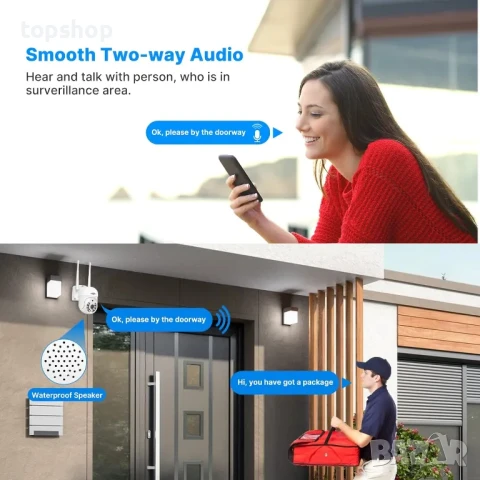 ЧИСТО НОВА 10 канална NVR безжична система за видеонаблюдение Hiseeu k8210-3ws с 12", 3TB диск..., снимка 5 - Комплекти за видеонаблюдение - 50525212