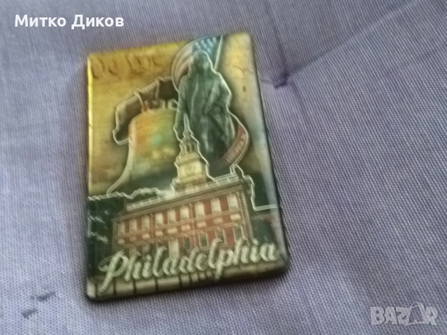 Магнит нов Филаделфия САЩ, снимка 3 - Колекции - 52903092