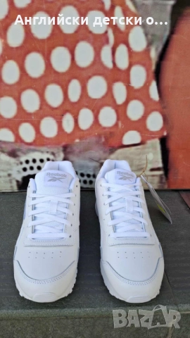 Авглийски детски маратонки естествена кожа-Reebok, снимка 3 - Детски маратонки - 52813912