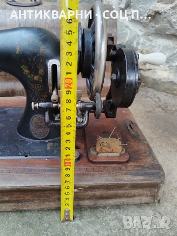 Стара Соц Немска Шевна Машина ЕКСЕЛА / НОМЕР 1631., снимка 12 - Антикварни и старинни предмети - 53687856