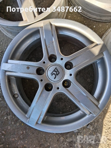 15цола 5 ×112 6J ×15 ет 47 ц.57.1мм , снимка 4 - Гуми и джанти - 54238549