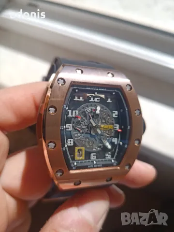 Richard mille RM 030 automatic mechanical watch gold Ричард Майли автоматичен механичен часовник , снимка 17 - Други - 48989617