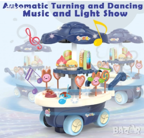 Детска количка със сладкиши и сладолед, снимка 4 - Коли, камиони, мотори, писти - 52779092