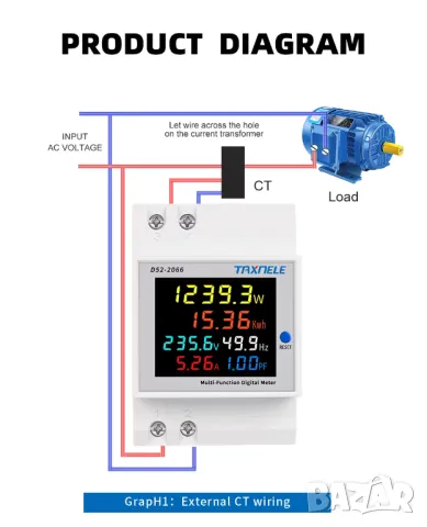 D52-2066 6в1 AC монитор 220V, снимка 9 - Друга електроника - 49908920