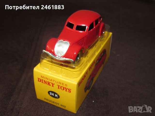 1/43 DeAgostini Norev Dinky Toys Peugeot 402 . Нова, снимка 2 - Колекции - 46371314